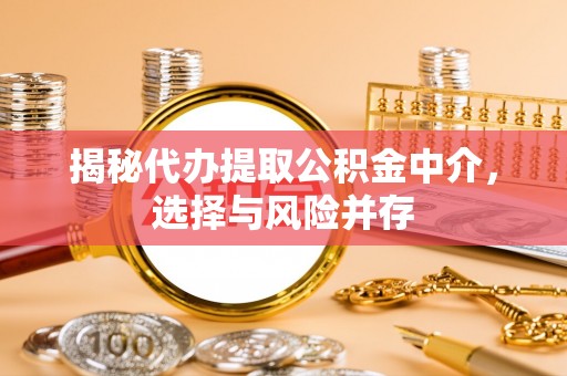 袁州揭秘代办提取公积金中介，选择与风险并存